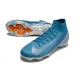 Nike Zoom Mercurial Superfly X Elite Firm Ground Blue White Football Boots