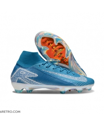 Nike Zoom Mercurial Superfly X Elite Firm Ground Blue White Football Boots