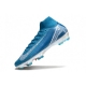 Nike Zoom Mercurial Superfly X Elite Firm Ground Blue White Football Boots
