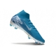 Nike Zoom Mercurial Superfly X Elite Firm Ground Blue White Football Boots