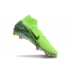 Nike Zoom Mercurial Superfly X Elite Firm Ground Green Black Football Boots