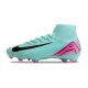 Nike Zoom Mercurial Superfly X Elite Firm Ground Green Pink Black Football Boots
