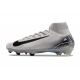 Nike Zoom Mercurial Superfly X Elite Firm Ground Grey Black Football Boots