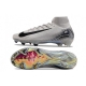 Nike Zoom Mercurial Superfly X Elite Firm Ground Grey Black Football Boots