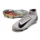 Nike Zoom Mercurial Superfly X Elite Firm Ground Grey Black Football Boots