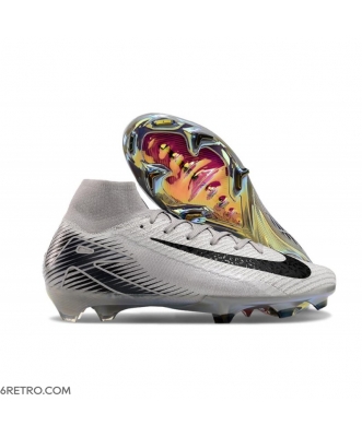 Nike Zoom Mercurial Superfly X Elite Firm Ground Grey Black Football Boots