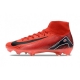 Nike Zoom Mercurial Superfly X Elite Firm Ground Red Black Football Boots