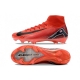 Nike Zoom Mercurial Superfly X Elite Firm Ground Red Black Football Boots