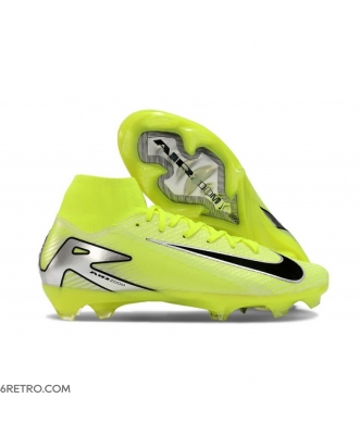 Nike Zoom Mercurial Superfly X Elite Firm Ground Volt Silver Black Football Boots