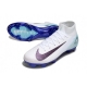 Nike Zoom Mercurial Superfly X Elite Firm Ground White Black Blue Football Boots
