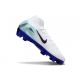 Nike Zoom Mercurial Superfly X Elite Firm Ground White Black Blue Football Boots