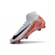 Nike Zoom Mercurial Superfly X Elite Firm Ground White Black Orange Football Boots