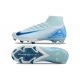 Nike Zoom Mercurial Superfly X Elite Firm Ground White Blue Football Boots