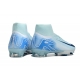 Nike Zoom Mercurial Superfly X Elite Firm Ground White Blue Football Boots