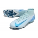 Nike Zoom Mercurial Superfly X Elite Firm Ground White Blue Football Boots