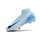 Nike Zoom Mercurial Superfly X Elite Firm Ground White Blue Football Boots