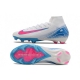Nike Zoom Mercurial Superfly X Elite Firm Ground White Blue Pink Football Boots