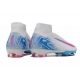Nike Zoom Mercurial Superfly X Elite Firm Ground White Blue Pink Football Boots