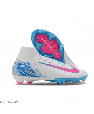 Nike Zoom Mercurial Superfly X Elite Firm Ground White Blue Pink Football Boots