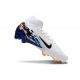 Nike Zoom Mercurial Superfly X Elite Firm Ground White Navy Orange Football Boots