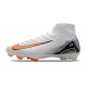 Nike Zoom Mercurial Superfly X Elite Firm Ground White Orange Black Football Boots
