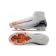 Nike Zoom Mercurial Superfly X Elite Firm Ground White Orange Black Football Boots