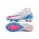 Nike Zoom Mercurial Superfly X Elite Firm Ground White Pink Blue Football Boots