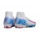 Nike Zoom Mercurial Superfly X Elite Firm Ground White Pink Blue Football Boots