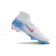 Nike Zoom Mercurial Superfly X Elite Firm Ground White Pink Blue Football Boots