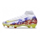 Nike Zoom Mercurial Superfly X Elite Firm Ground White Yellow Purple Football Boots