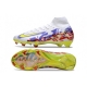 Nike Zoom Mercurial Superfly X Elite Firm Ground White Yellow Purple Football Boots