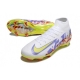 Nike Zoom Mercurial Superfly X Elite Firm Ground White Yellow Purple Football Boots