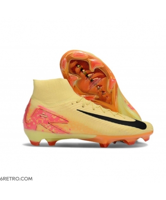Nike Zoom Mercurial Superfly X Elite Firm Ground Yellow Black Pink Football Boots