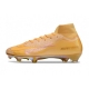 Nike Zoom Mercurial Superfly X Elite Firm Ground Yellow Gold Football Boots