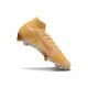 Nike Zoom Mercurial Superfly X Elite Firm Ground Yellow Gold Football Boots