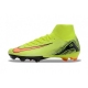Nike Zoom Mercurial Superfly X Elite Firm Ground Yellow Orange Football Boots