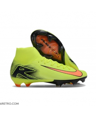 Nike Zoom Mercurial Superfly X Elite Firm Ground Yellow Orange Football Boots