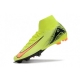 Nike Zoom Mercurial Superfly X Elite Firm Ground Yellow Orange Football Boots