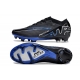 Nike Zoom Mercurial Vapor 15 Elite Firm Ground Black Chrome Hyper Royal Football Boots
