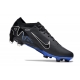 Nike Zoom Mercurial Vapor 15 Elite Firm Ground Black Chrome Hyper Royal Football Boots