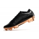 Nike Zoom Mercurial Vapor 15 Elite Firm Ground Black Metallic Copper Football Boots