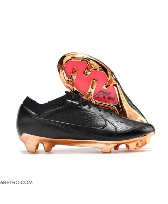 Nike Zoom Mercurial Vapor 15 Elite Firm Ground Black Metallic Copper Football Boots