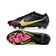 Nike Zoom Mercurial Vapor 15 Elite Firm Ground Black Yellow Pink Football Boots