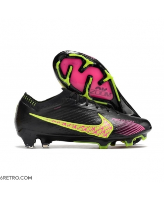 Nike Zoom Mercurial Vapor 15 Elite Firm Ground Black Yellow Pink Football Boots