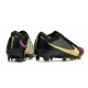 Nike Zoom Mercurial Vapor 15 Elite Firm Ground Black Yellow Pink Football Boots