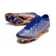 Nike Zoom Mercurial Vapor 15 Elite Firm Ground Blue Metallic Copper Football Boots