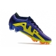 Nike Zoom Mercurial Vapor 15 Elite Firm Ground Purple Yellow Football Boots