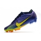 Nike Zoom Mercurial Vapor 15 Elite Firm Ground Purple Yellow Football Boots