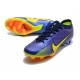 Nike Zoom Mercurial Vapor 15 Elite Firm Ground Purple Yellow Football Boots