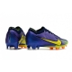 Nike Zoom Mercurial Vapor 15 Elite Firm Ground Purple Yellow Football Boots